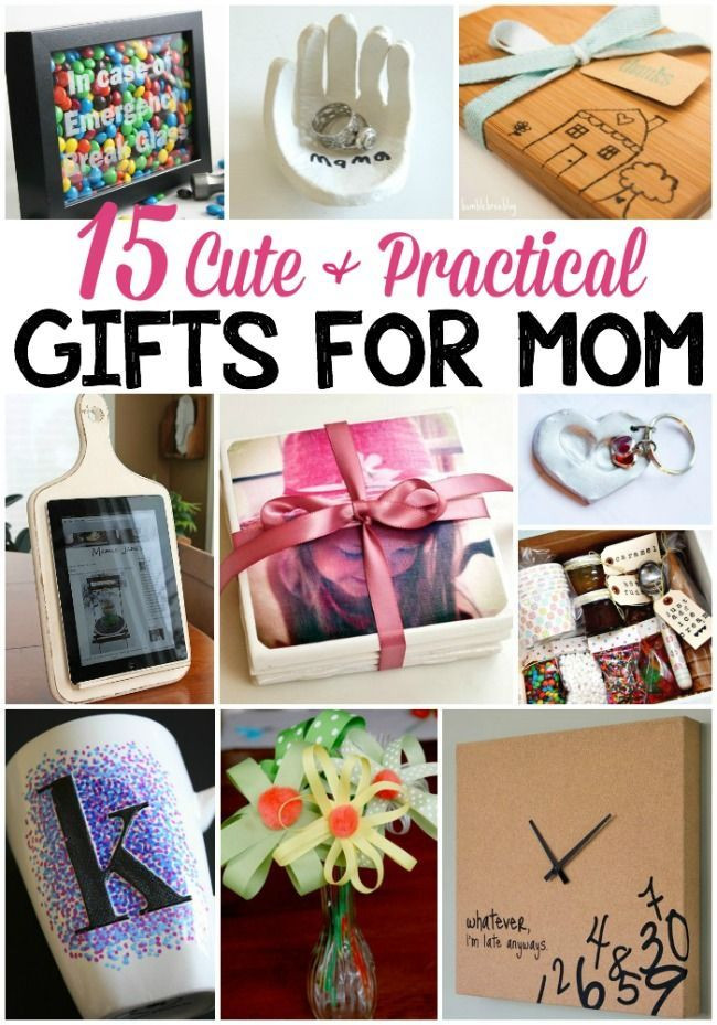 Gift Ideas For A Mother
 15 Cute & Practical DIY Gifts for Mom Mom Crafts