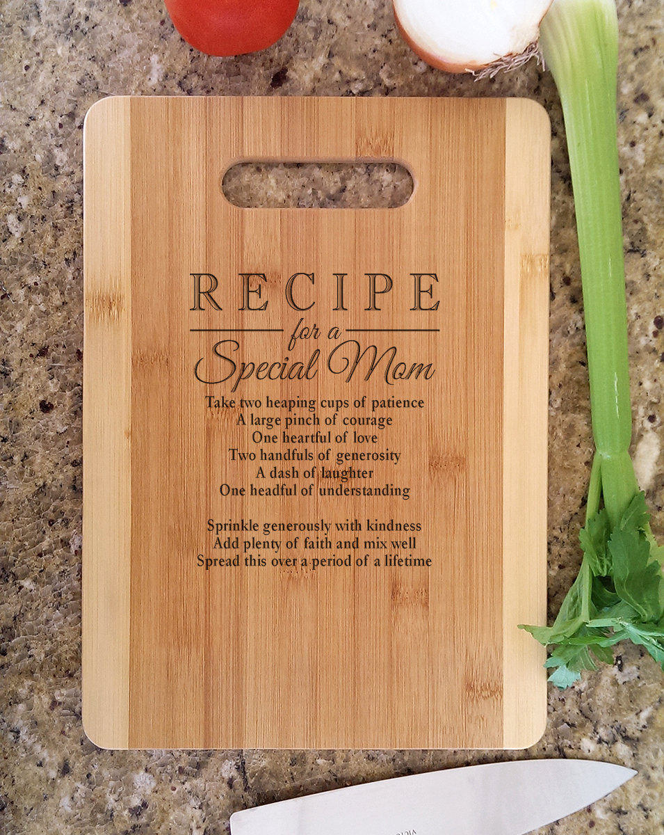Gift Ideas For A Mother
 Mothers Gift Personalized Recipe for a Special Mom Custom