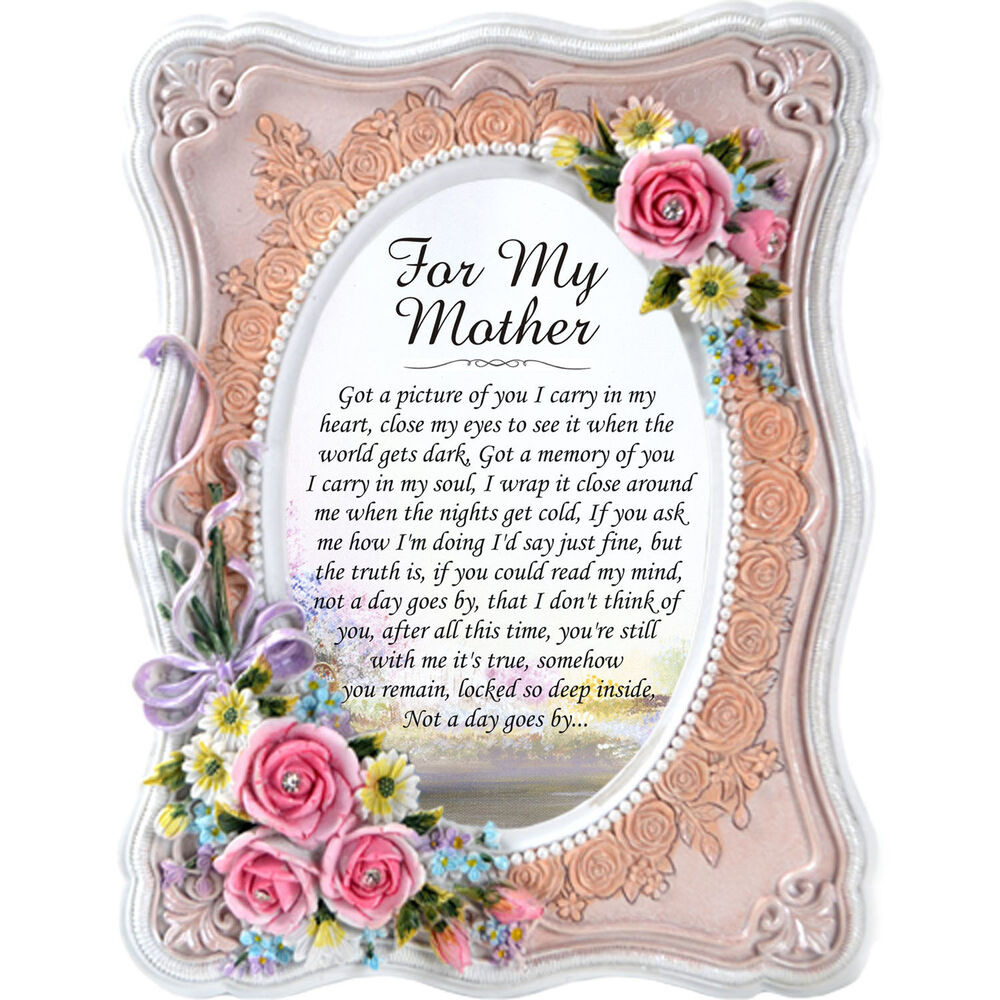 Gift Ideas For Death Of Mother
 Personalised Memorial Gifts Frame