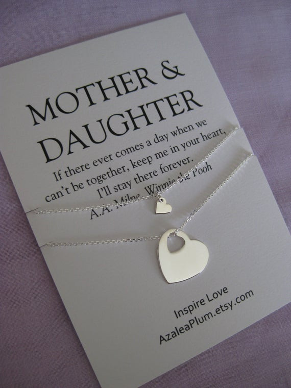 Gift Ideas For Mother And Daughter
 Mom MOTHER Daughter Necklace Mother of Bride Gift by