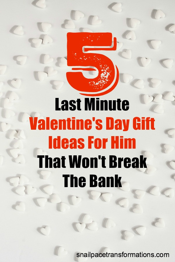 Gifts For Valentines Day For Him
 5 Last Minute Thrifty Valentine s Day Gift Ideas For Him