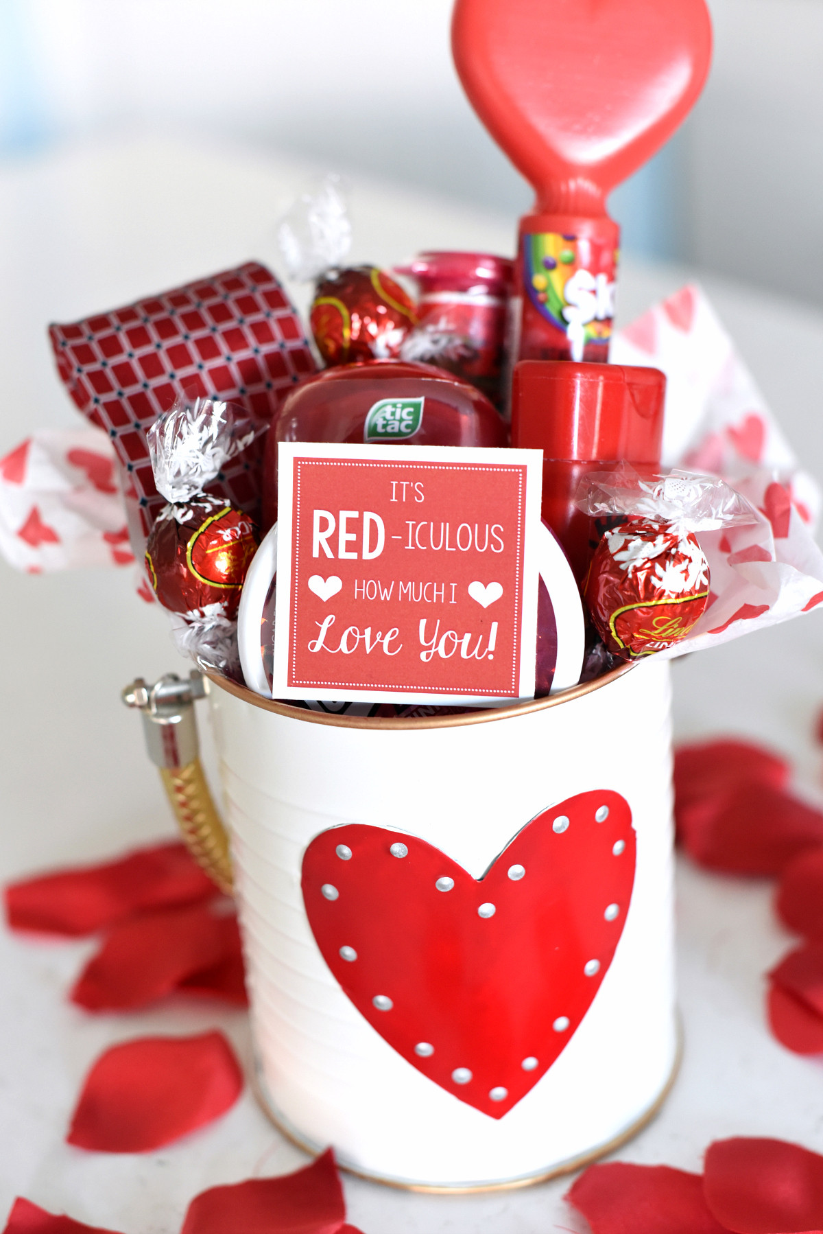 Gifts For Valentines Day For Him
 Cute Valentine s Day Gift Idea RED iculous Basket