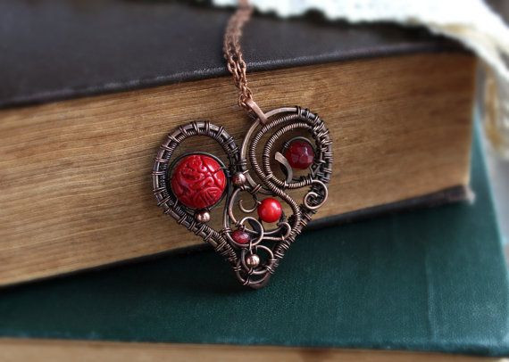 Girlfriend Jewelry Gift Ideas
 Read copper pendant Heart pendant Gift for girlfriend by