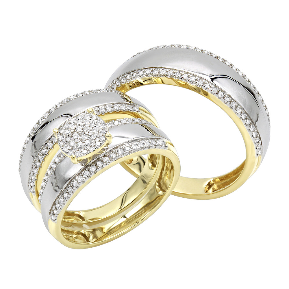 The Best Ideas for Gold Wedding Band Sets His and Hers