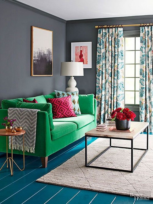 Good Living Room Colors
 25 Living Rooms with Stunning Color Pops MessageNote