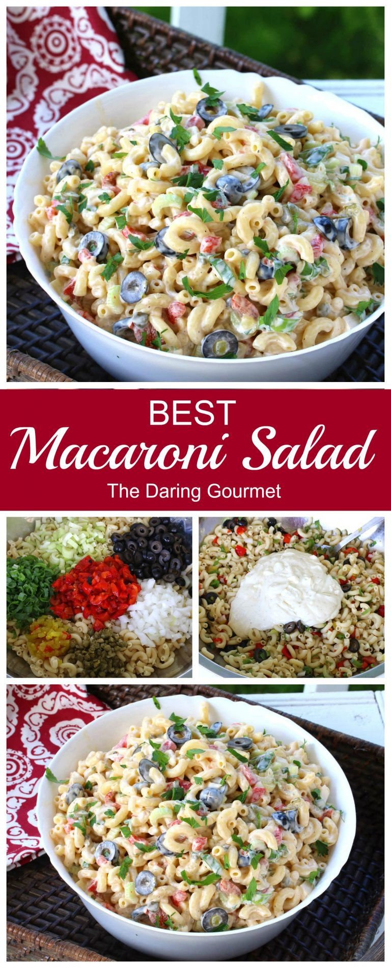 Gourmet Macaroni Salad
 BEST Macaroni Salad The Daring Gourmet