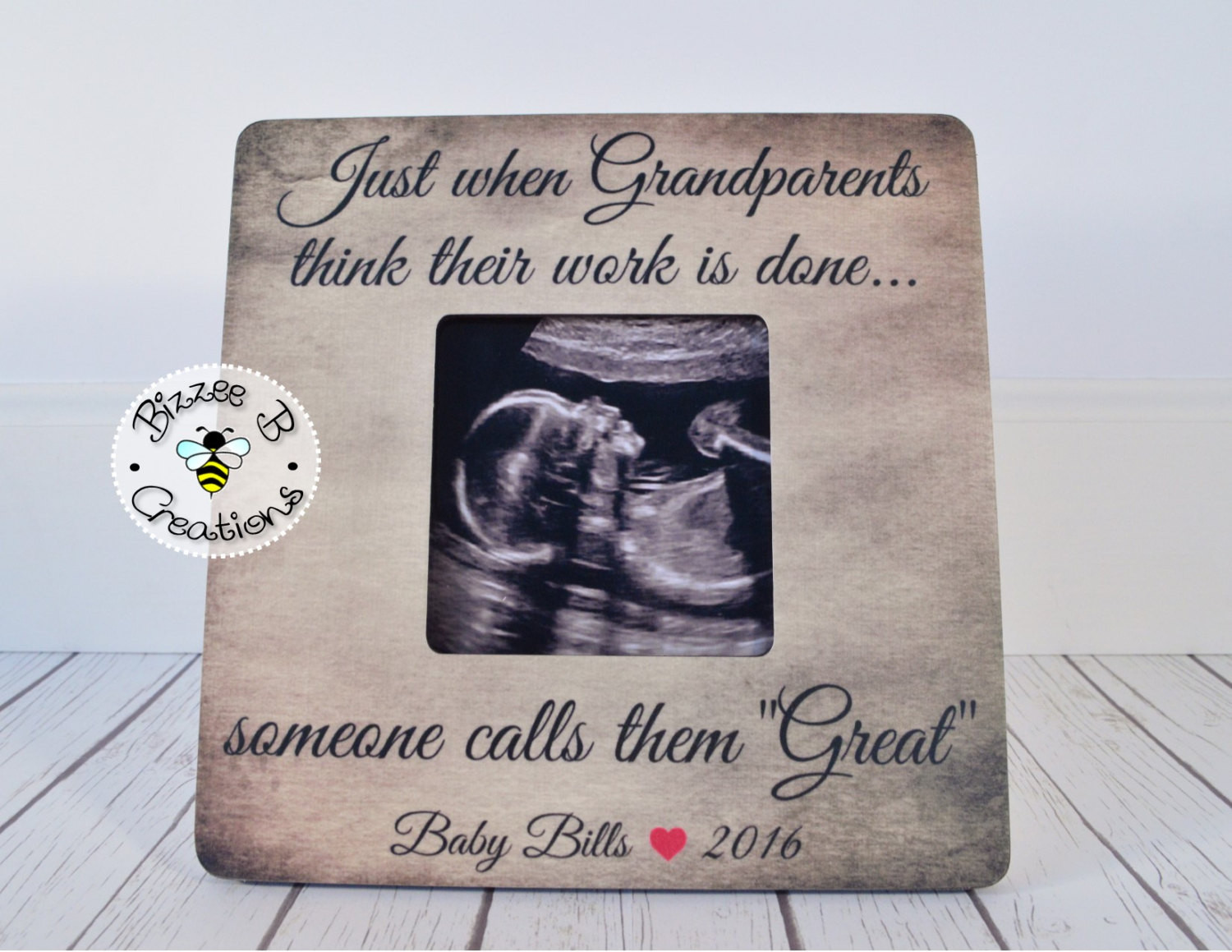 Great Grandmother Gift Ideas
 Gift for Great Grandparents To Be Just When by