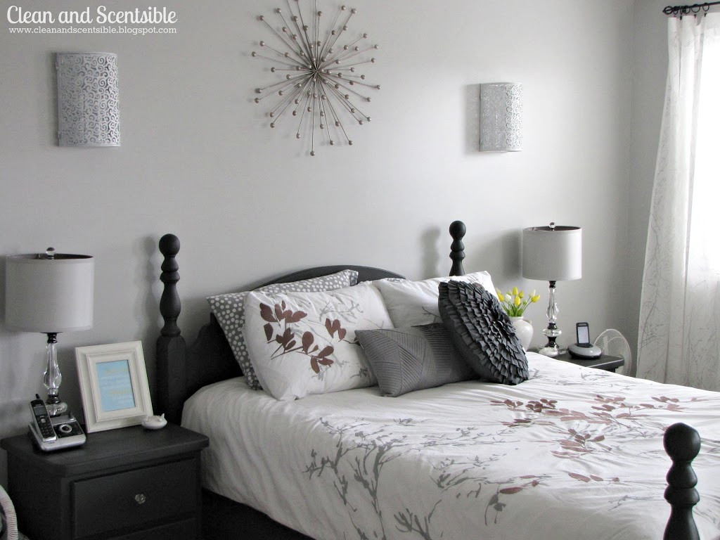 Grey Paint Bedroom
 Master Bedroom Makeover Clean and Scentsible