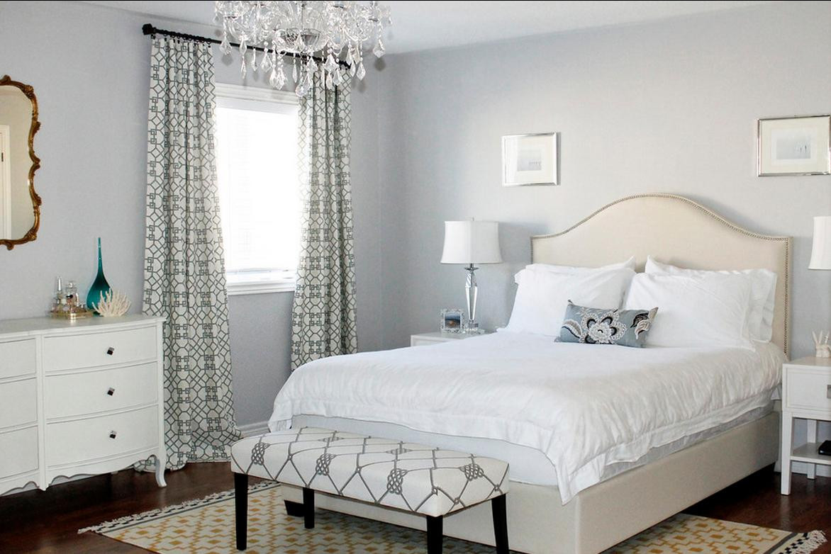 Grey Paint Bedroom
 Delorme Designs PRETTY BEDROOMS