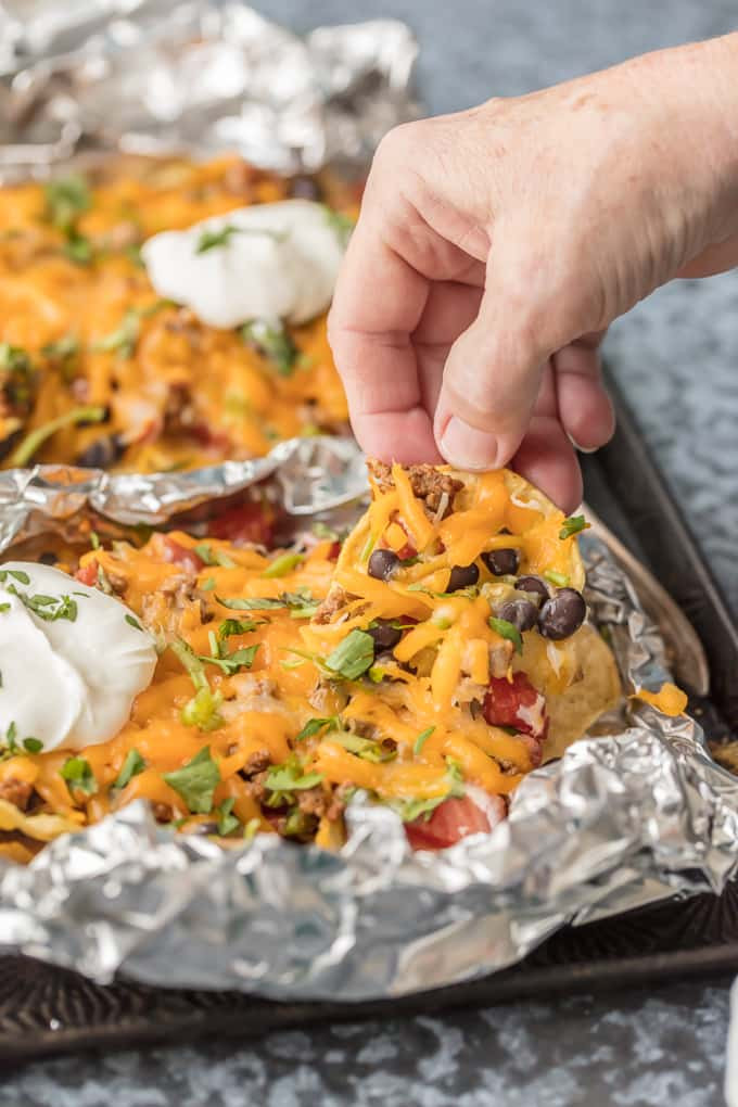 Ground Beef Foil Packets
 Foil Packet Nachos The Cookie Rookie