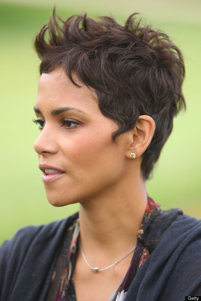 Halle Berry Short Hairstyles
 Diary of a Fit Mommy Short Hair Don t Care