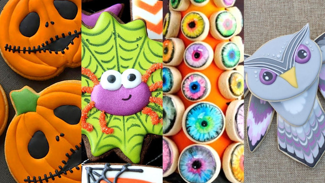 Halloween Decorating Cookies
 BEST HALLOWEEN COOKIES Cookie Decorating Video