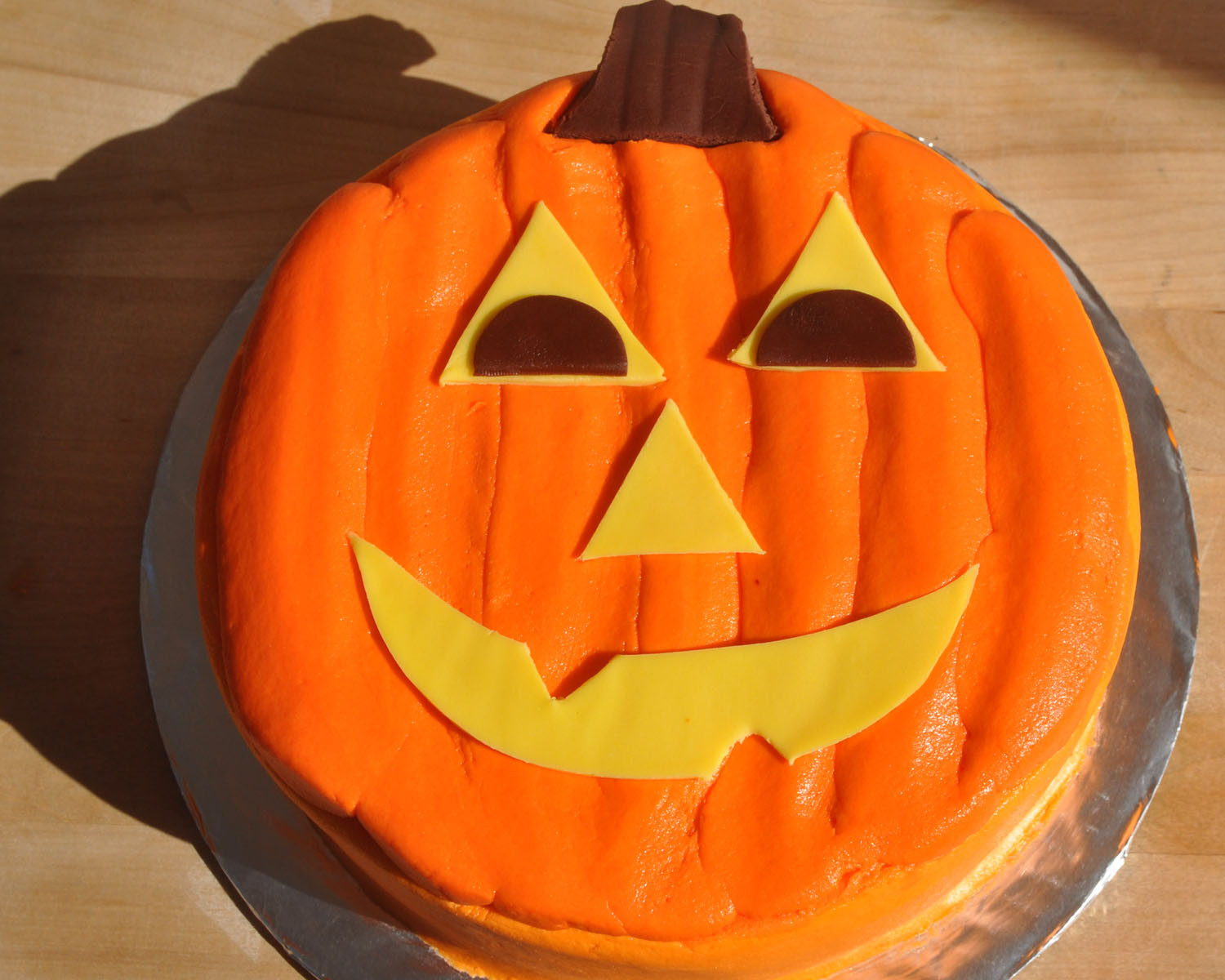 Halloween Pumpkin Cake
 Beki Cook s Cake Blog Simple Jack O Lantern Cake