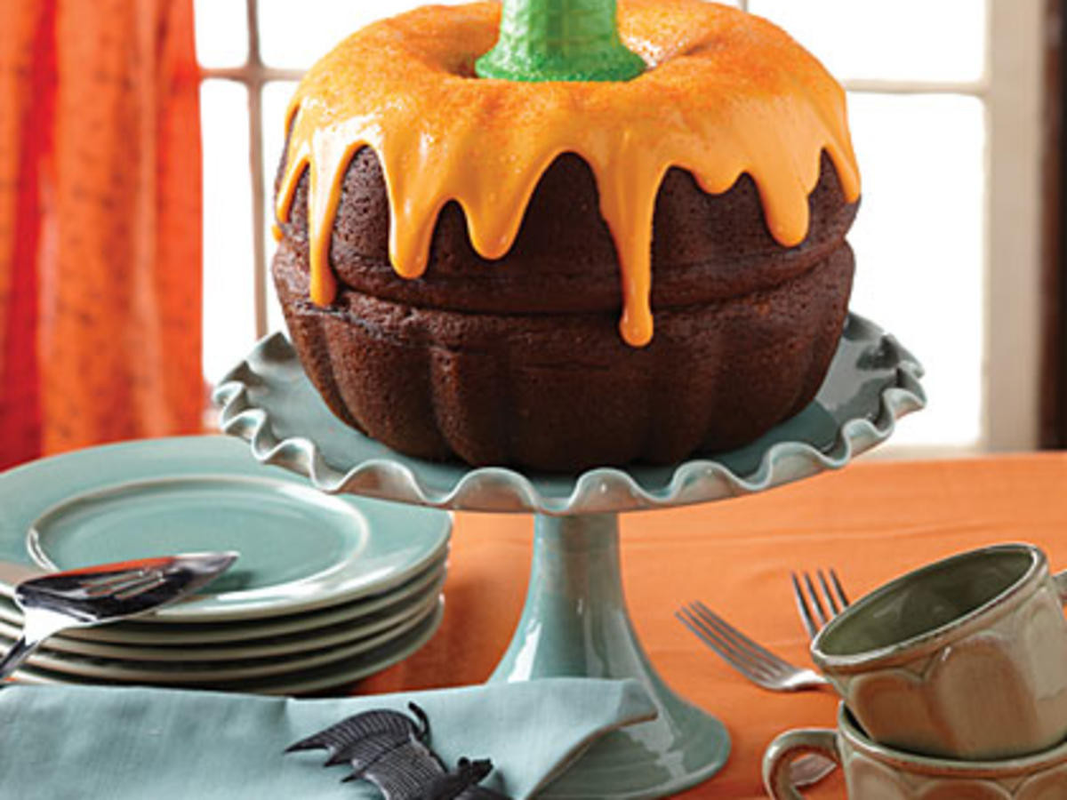 Halloween Pumpkin Cake
 40 Halloween Potluck Ideas MyRecipes