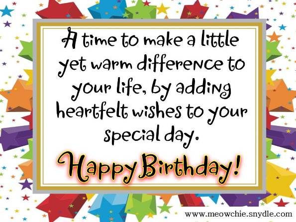 Heartfelt Birthday Wishes
 Heartfelt Birthday Wishes s and for