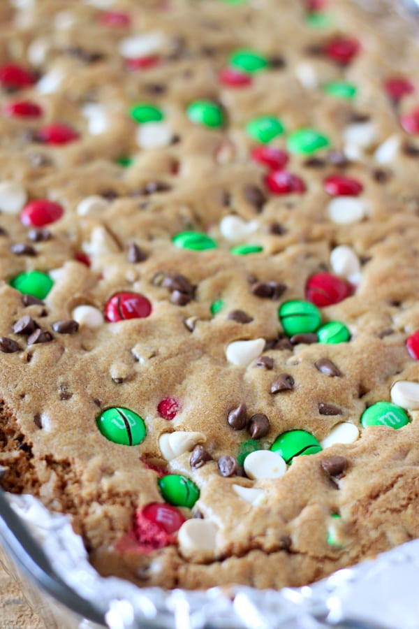 Holiday Bar Cookies
 M&M S Christmas Cookie Bars No 2 Pencil