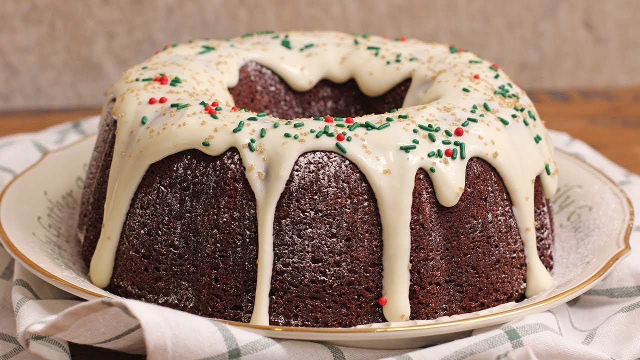 Holiday Bundt Cake
 Gingerbread Bundt Cake with Cream Cheese Frosting