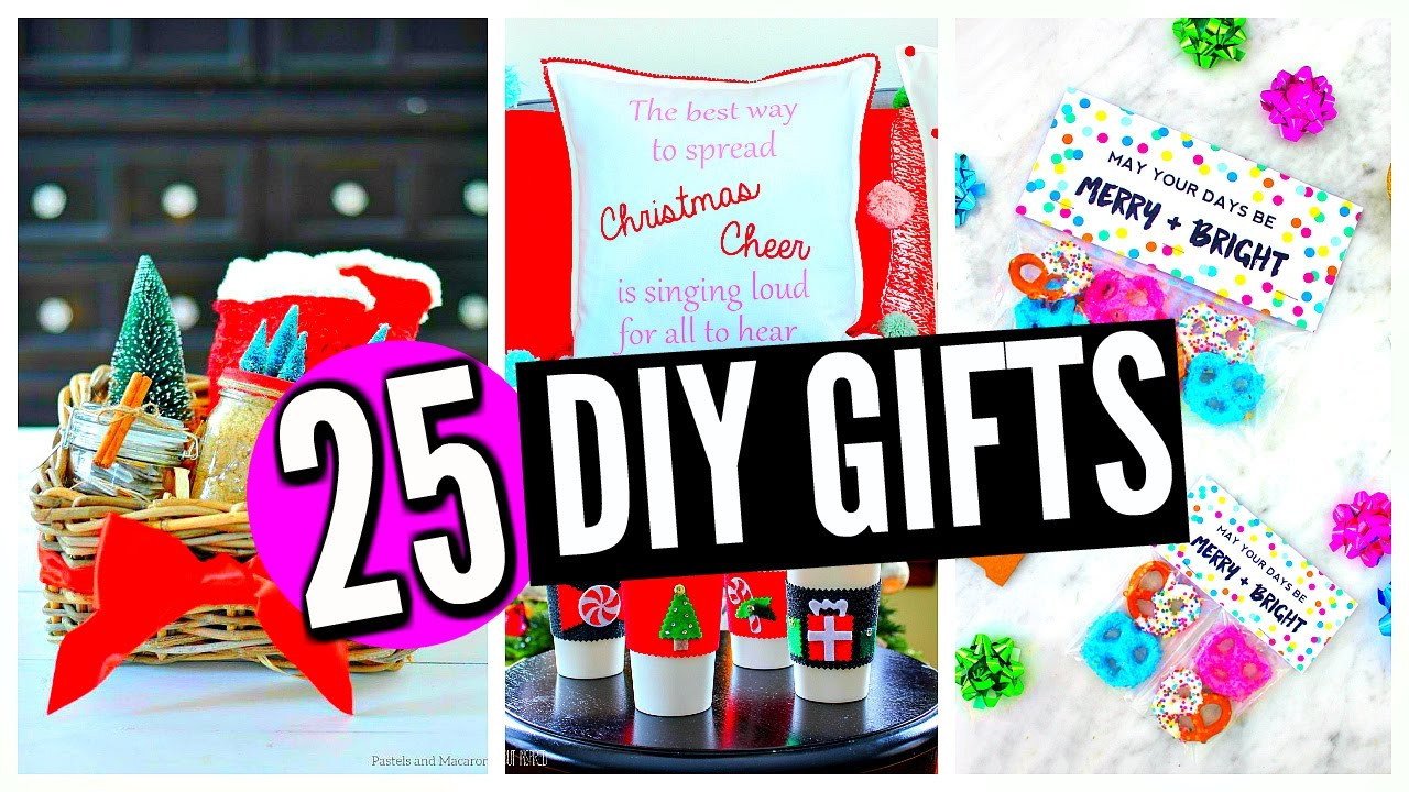 Holiday Gift Ideas For Mom
 25 DIY Christmas Gifts For Friends Family Boyfriend