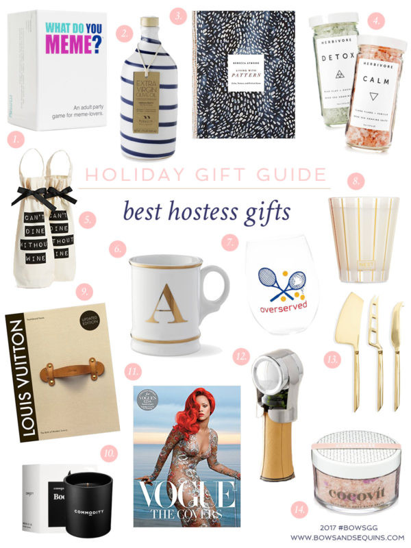 Holiday Party Gift Ideas For The Hostess
 Best Hostess Gifts for the Holiday Season — bows & sequins