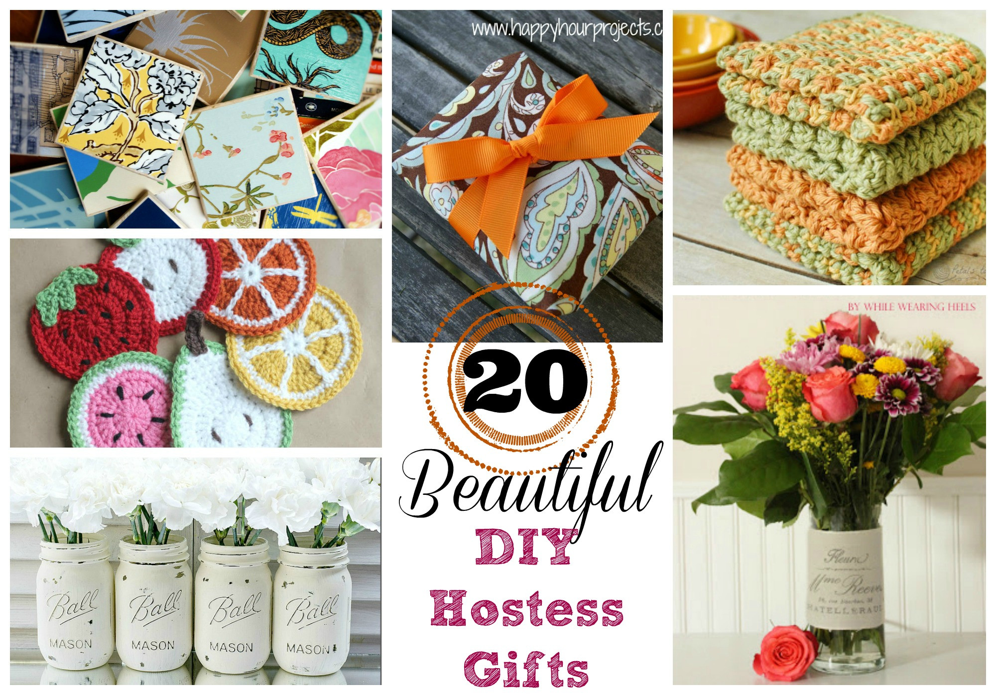 Holiday Party Gift Ideas For The Hostess
 20 Beautiful DIY Hostess Gifts Suburble