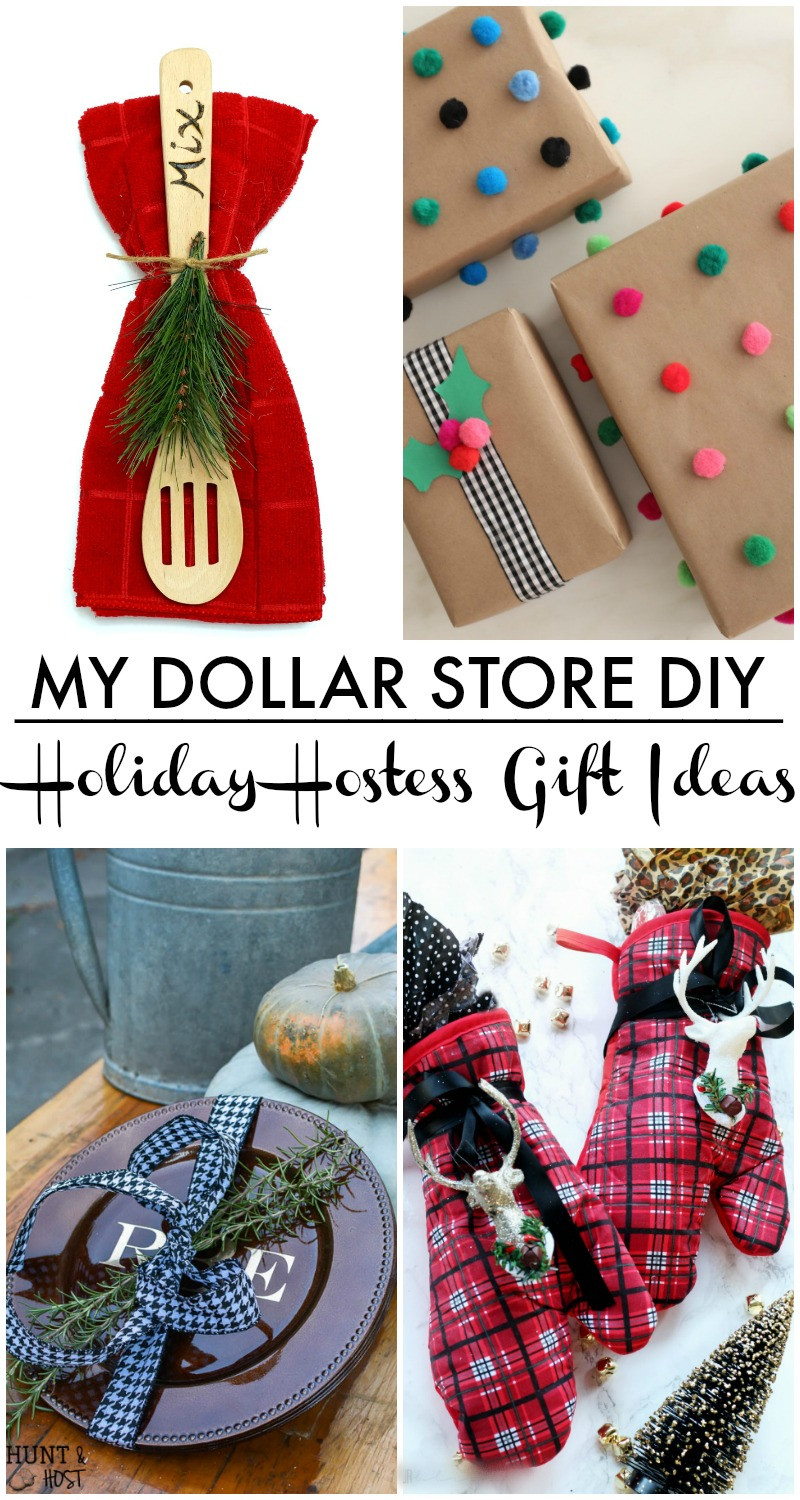 Holiday Party Gift Ideas For The Hostess
 5 Minute Holiday Hostess Gift My Dollar Store DIY