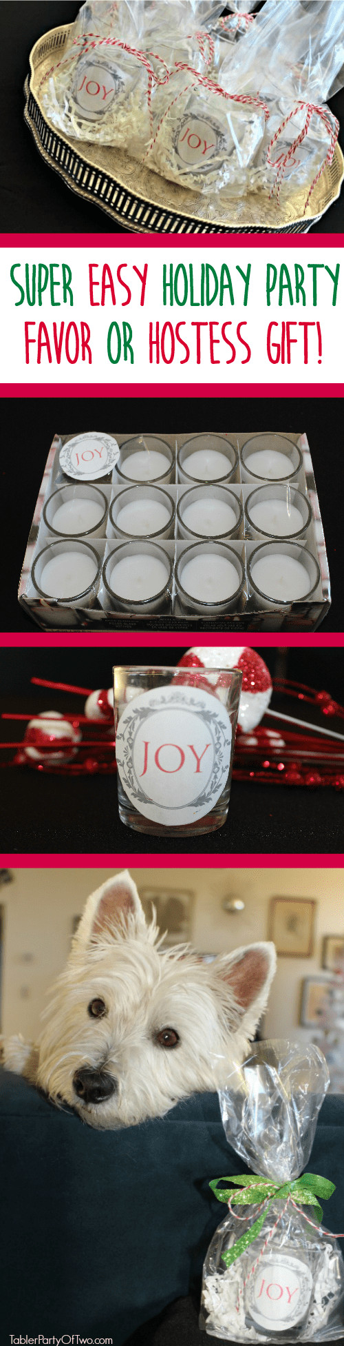 Holiday Party Hostess Gift Ideas
 Easy Christmas diy Party Favor or Hostess Gift Printable
