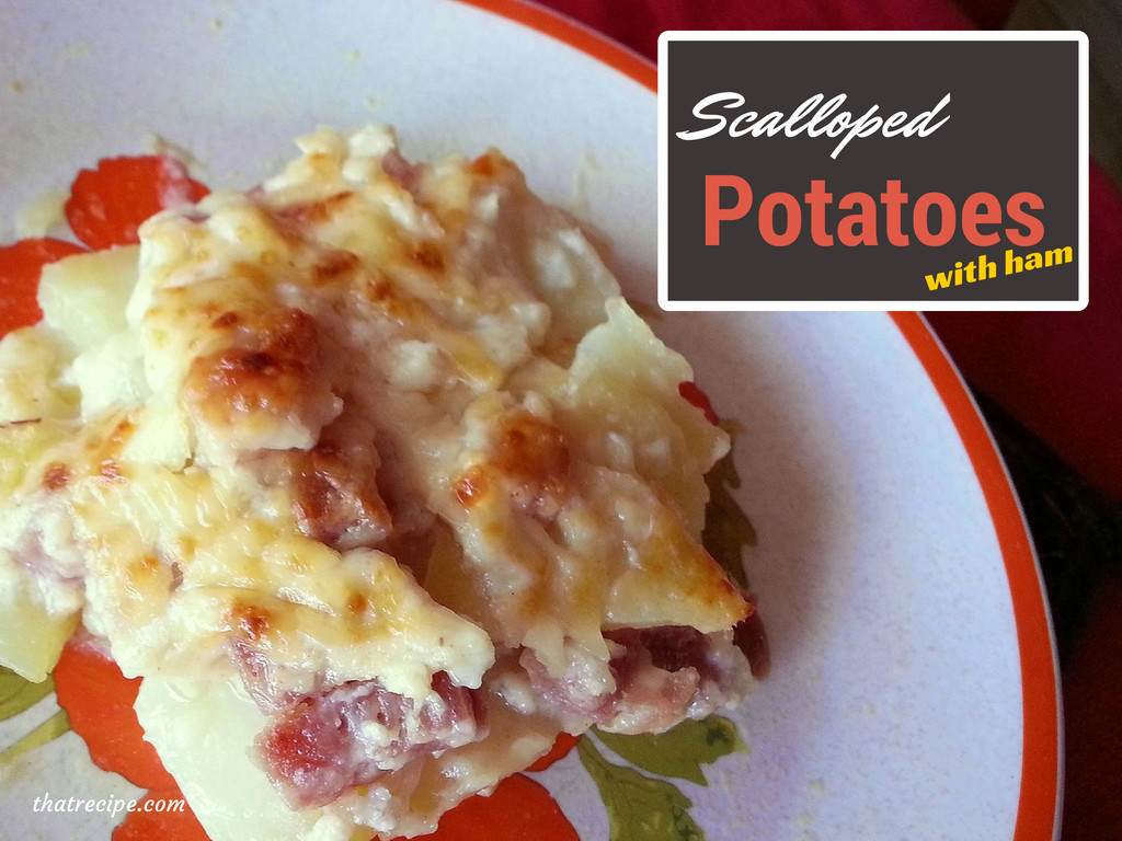 Holiday Scalloped Potatoes
 Scalloped Potatoes with Ham Great Use for Holiday Leftovers