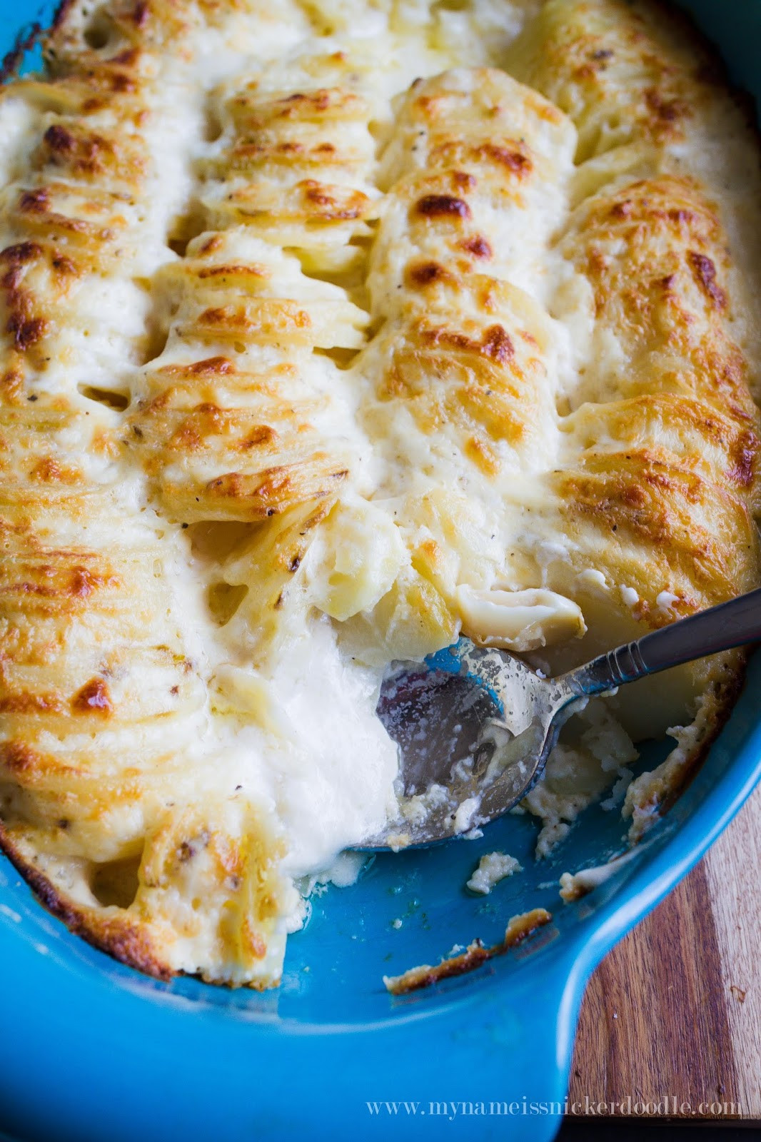 Holiday Scalloped Potatoes
 Scalloped Potatoes My Name Is Snickerdoodle