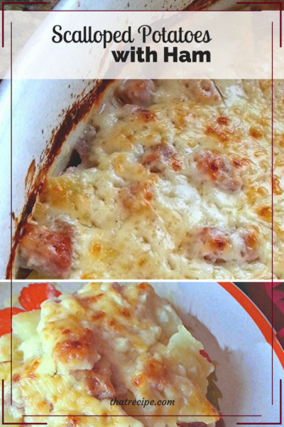 Holiday Scalloped Potatoes
 Scalloped Potatoes with Ham Great Use for Holiday Leftovers