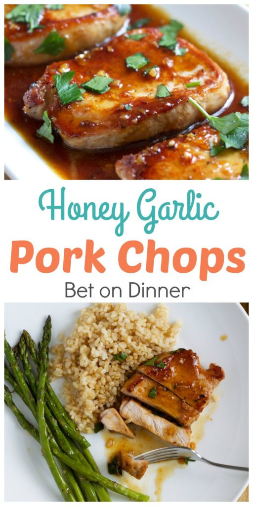 Honey Baked Pork Chops
 Recipe Honey Garlic Pork Chops Happy Home Fairy