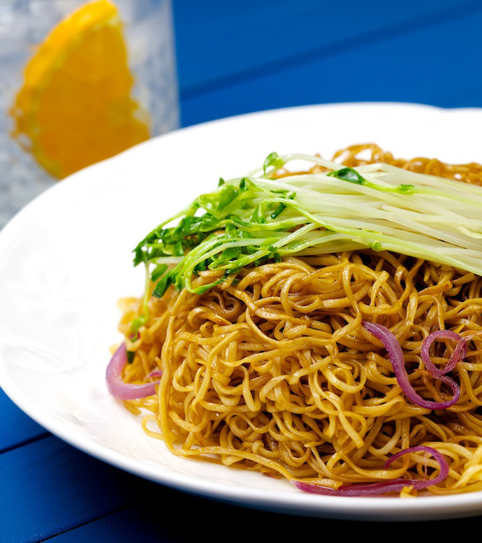 Hong Kong Noodles
 Hong Kong Style Fried Noodles Chow Mein in Soy Sauce