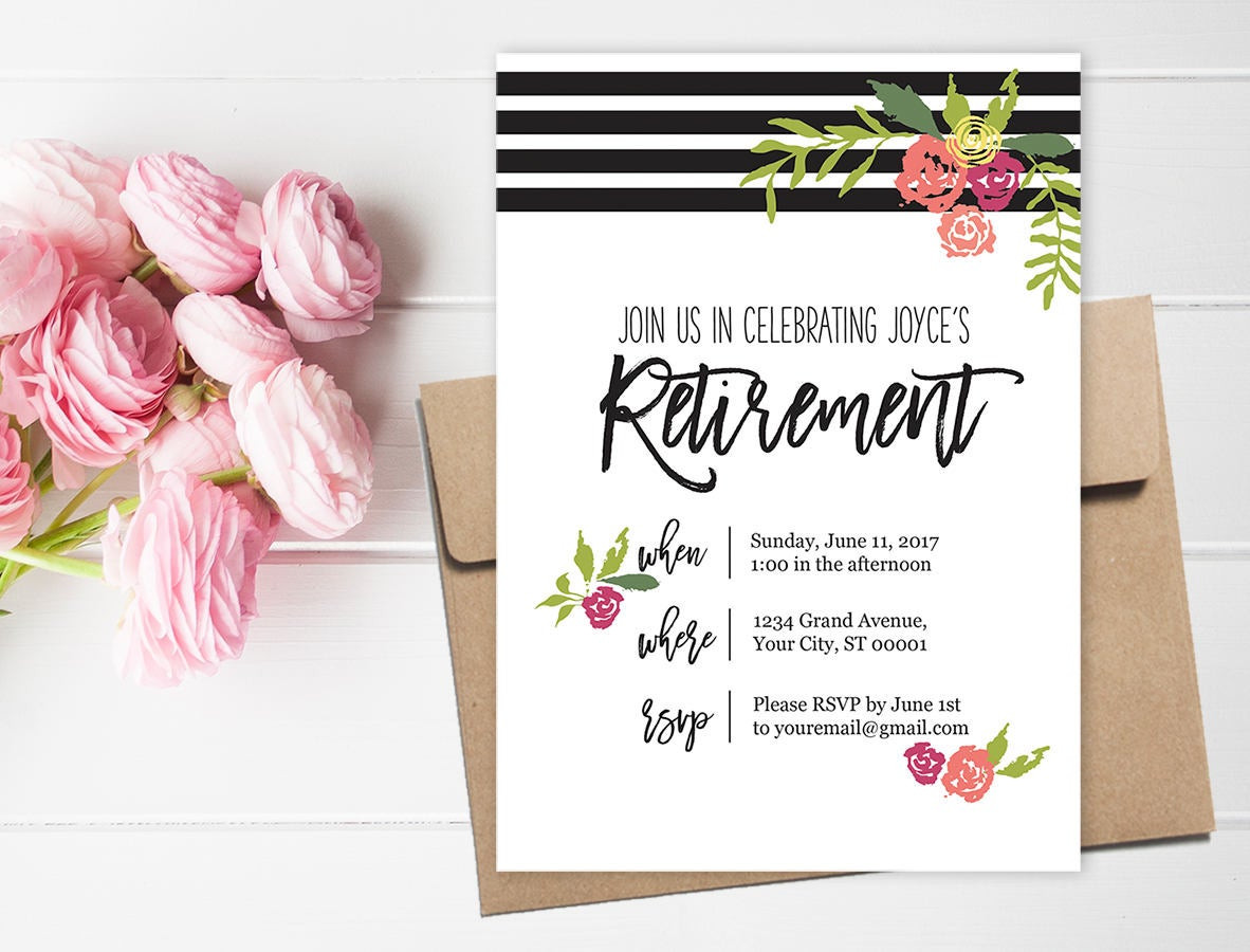 Ideas For Retirement Party Themes
 Retirement Party Invitation and Party Decor Retirement