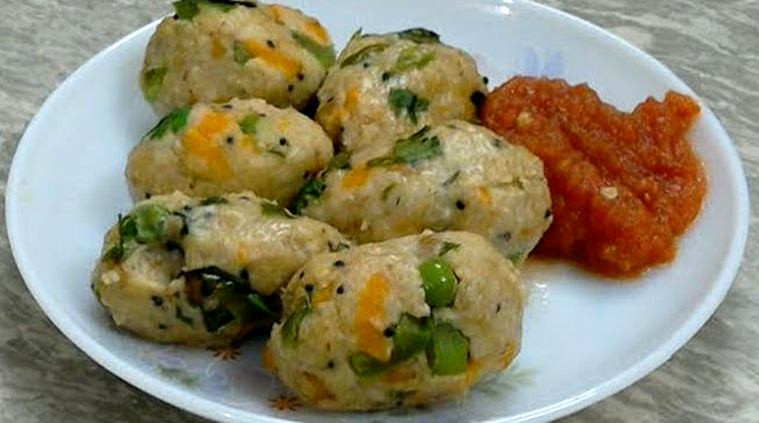 Indian Brunch Recipes
 Kick start your day with some Oats Veggie Steamed Balls
