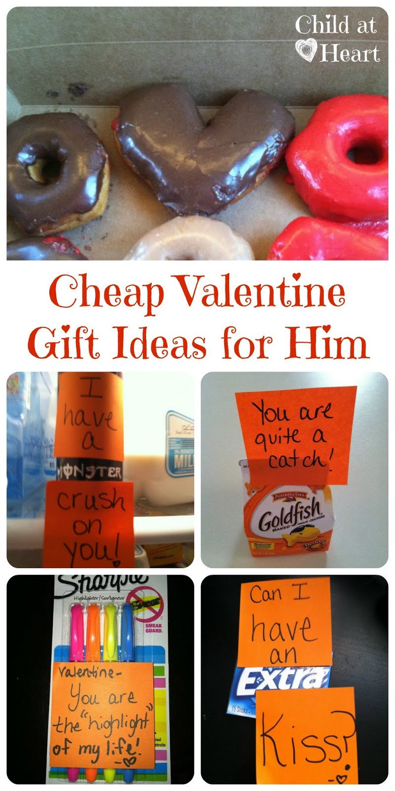 Inexpensive Valentines Gift Ideas
 Cheap Valentine Gift Ideas for Him Child at Heart Blog