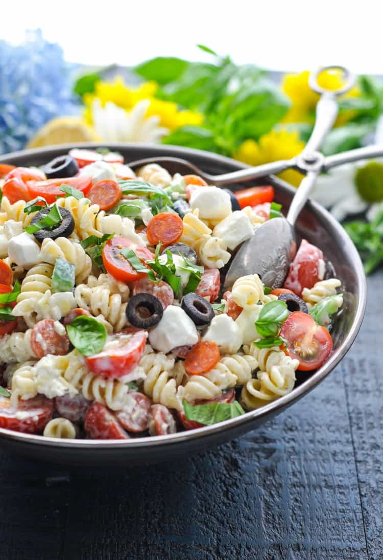 Italian Pasta Salad Recipes
 Creamy Italian Pasta Salad The Seasoned Mom