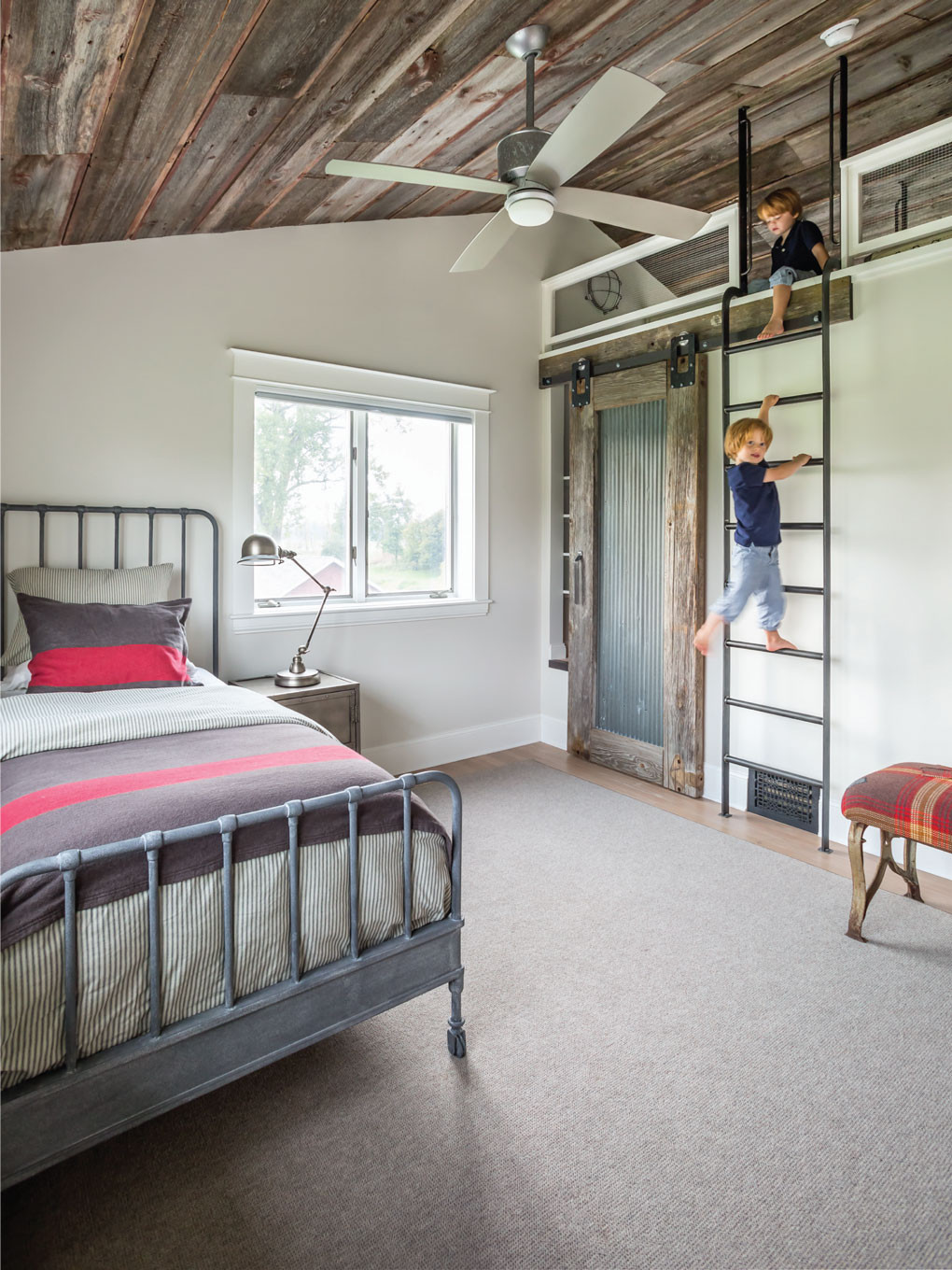 Kids Bedroom Loft
 Modern Minnesota Farmhouse