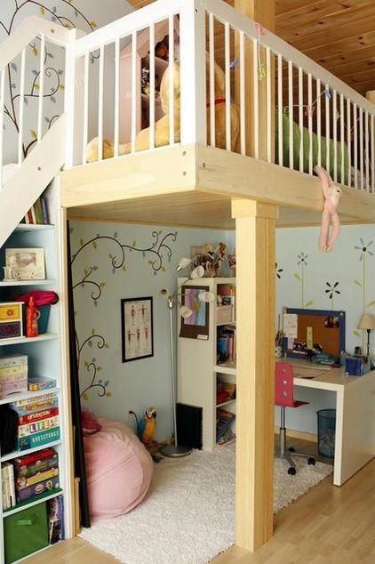 Kids Bedroom Loft
 Loft Beds With Desks Underneath Room kdc