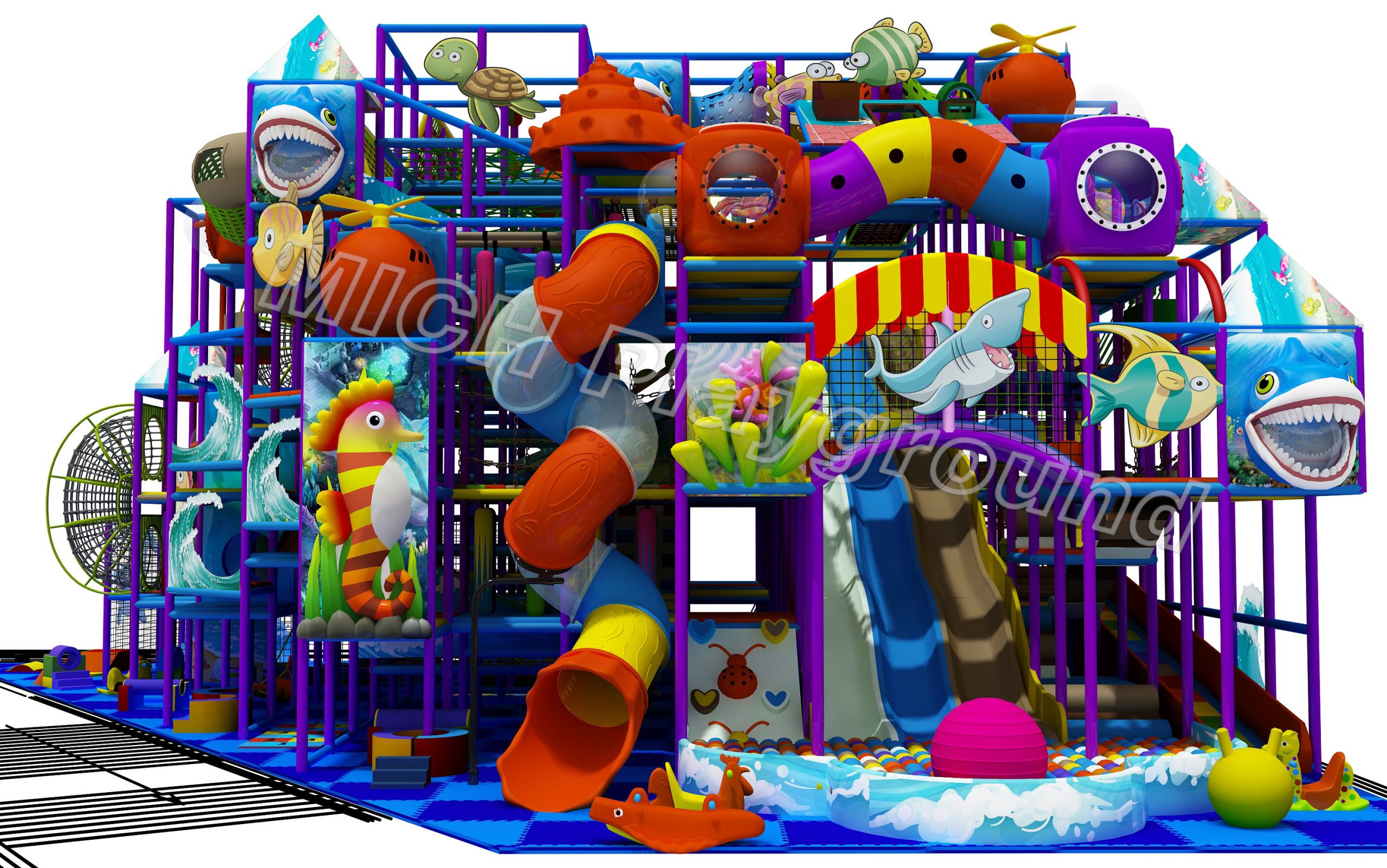 Kids Indoor Toys
 Buy Product on Mich Playground Co Ltd