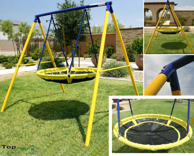 Kids Play Swing
 Swing Sets for Backyard Playground Children Round Yard