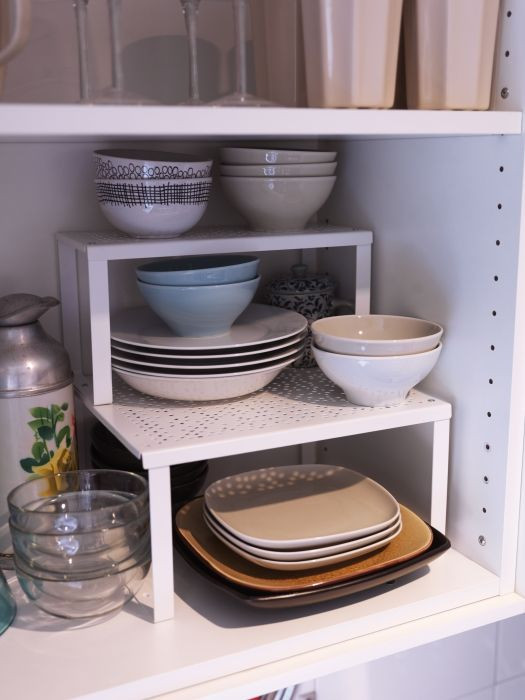 Kitchen Cabinet Organizers Ikea
 VARIERA Plankinzet wit in 2019 Kitchen Ideas
