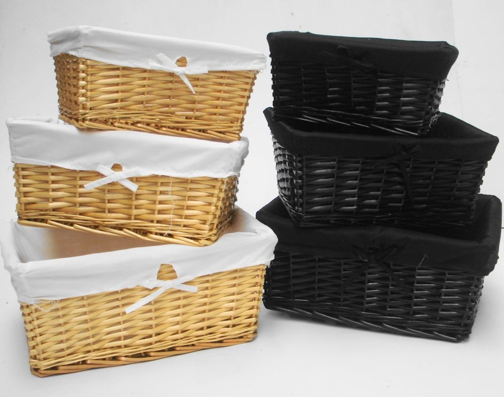 Kitchen Storage Baskets
 KITCHEN CUPBOARD TOY LOG WICKER STORAGE BASKET CLOTH