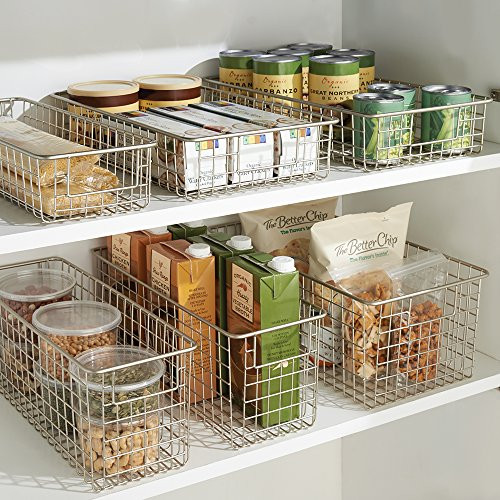 Kitchen Storage Baskets
 InterDesign Classico Kitchen Pantry Freezer Wire Basket