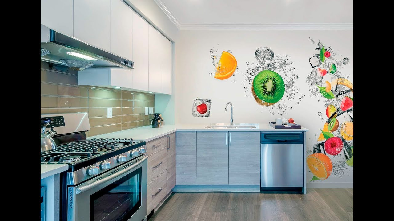Kitchen Wall Designs
 Best 100 Wallpaper designs ideas Designer Kitchen