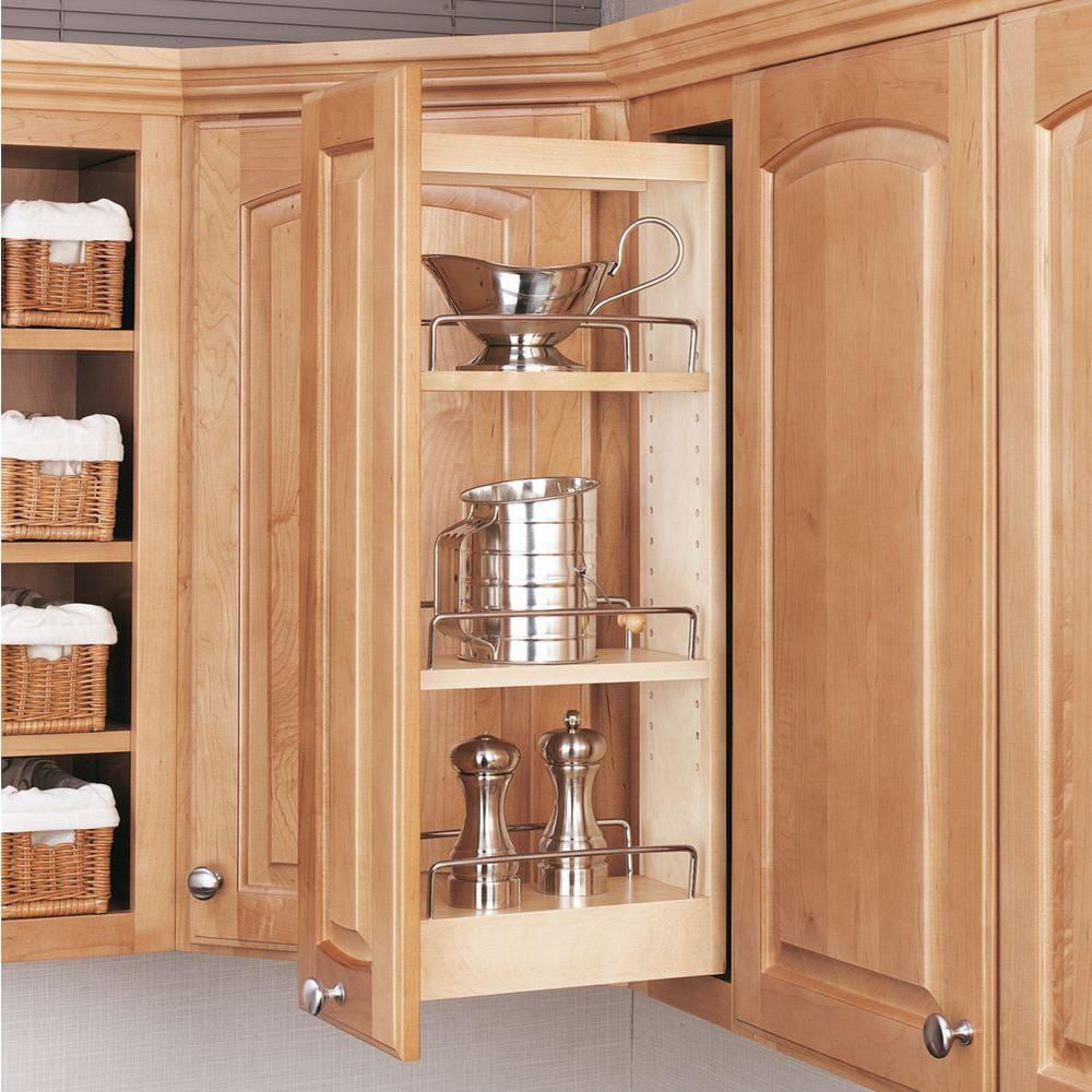 Kitchen Wall Organizer
 Rev A Shelf 26 25 in H x 5 in W x 10 75 in D Pull Out