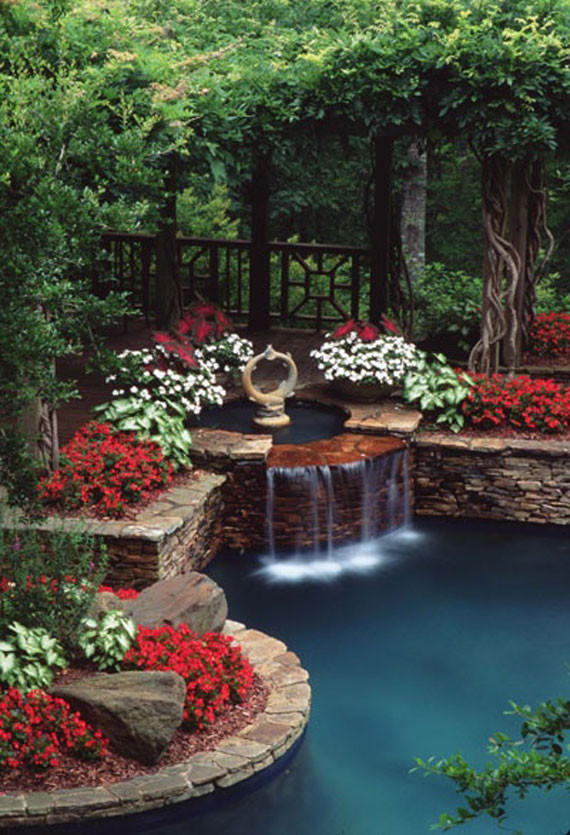 Landscape Design Ideas For Backyard
 30 Beautiful Backyard Ponds And Water Garden Ideas