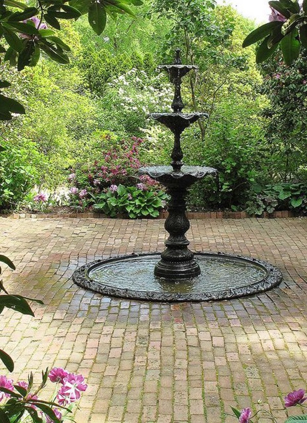 Landscape Fountain Design
 40 Beautiful Garden Fountain Ideas
