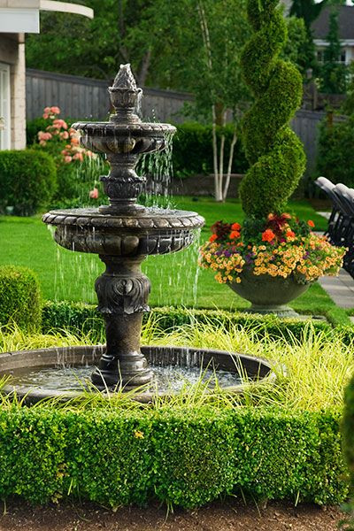 Landscape Fountain Design
 All About Garden Fountains Garden Design