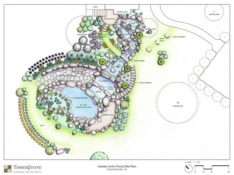 Landscape Fountain Plan
 Landscape Design Master Planning