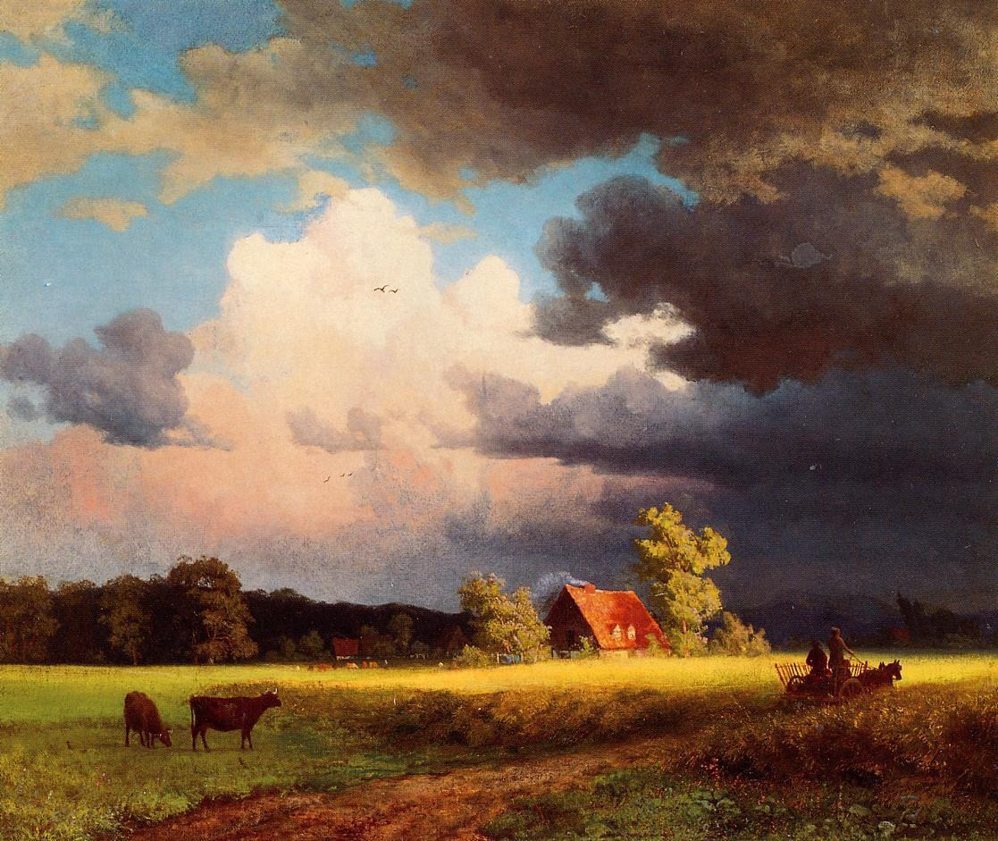 Landscape Paintings For Sale
 Albert Bierstadt Bavarian Landscape Painting