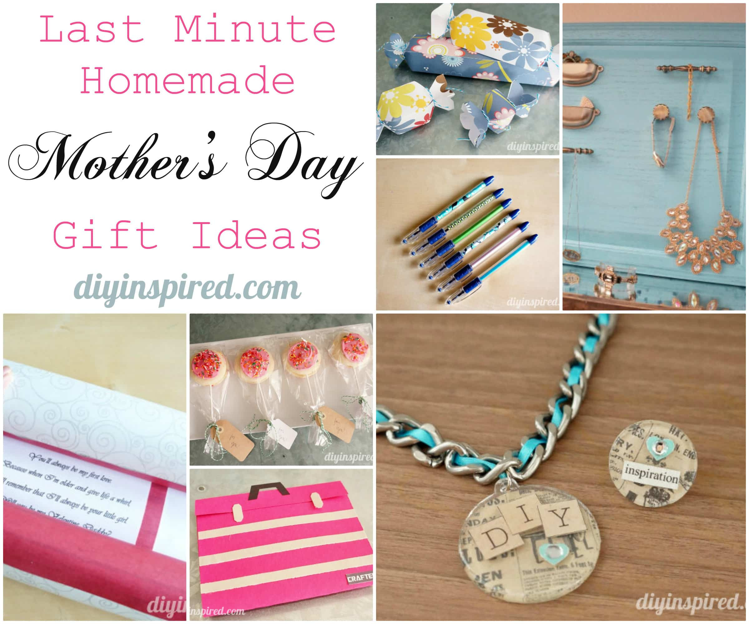 Last Minute Mothers Day Gift
 Last Minute Homemade Mother’s Day Gift Ideas DIY Inspired